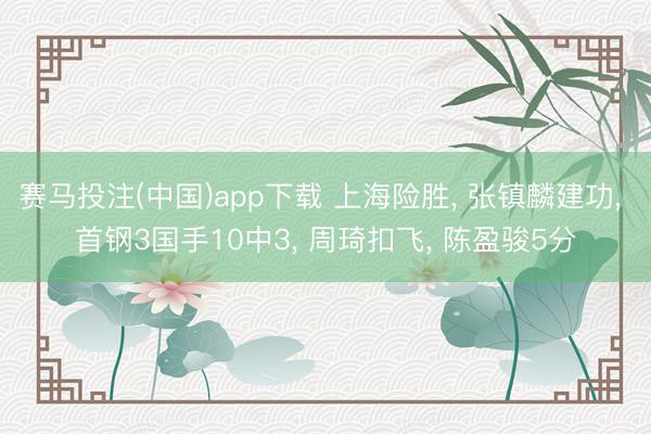 赛马投注(中国)app下载 上海险胜， 张镇麟建功， 首钢3国手10中3， 周琦扣飞， 陈盈骏5分