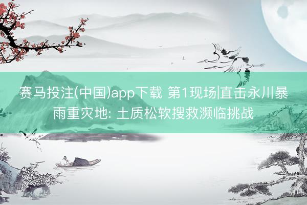 赛马投注(中国)app下载 第1现场|直击永川暴雨重灾地: 土质松软搜救濒临挑战